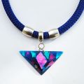 Triangle Necklet on rope