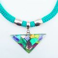 Triangle Necklet on Rope