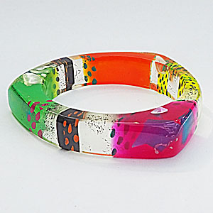 Carnaby Multicolour spotty bangle